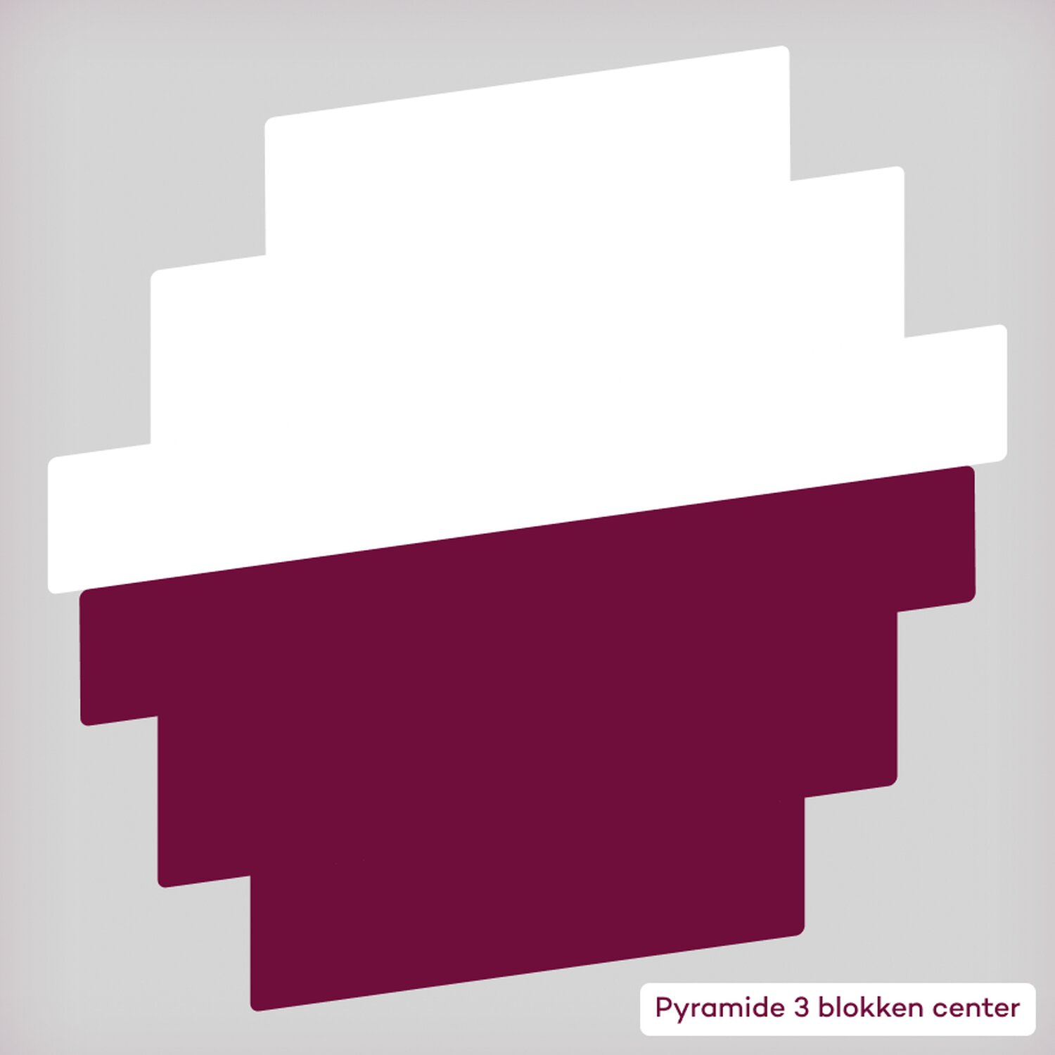 Pyramide 3 blokken
