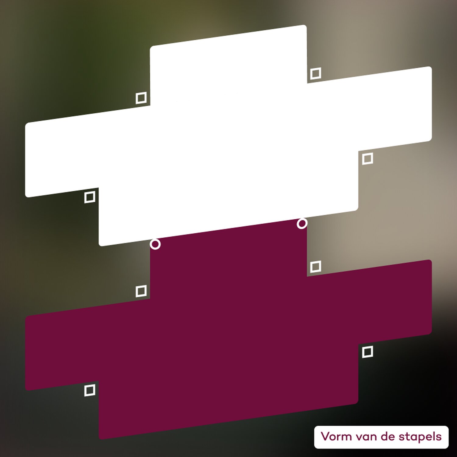 Vorm van de stapels