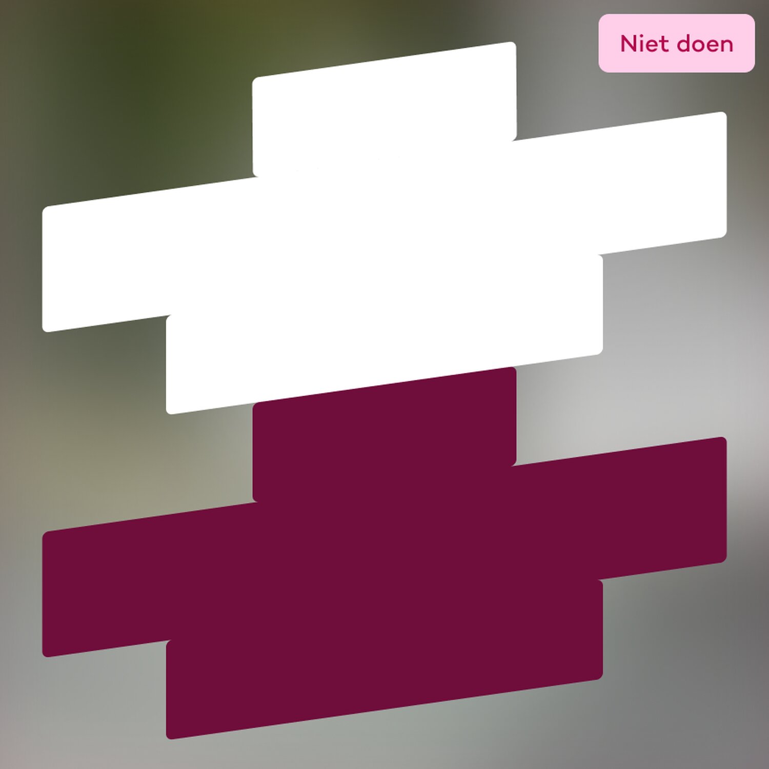 Vorm van de stapels FOUT