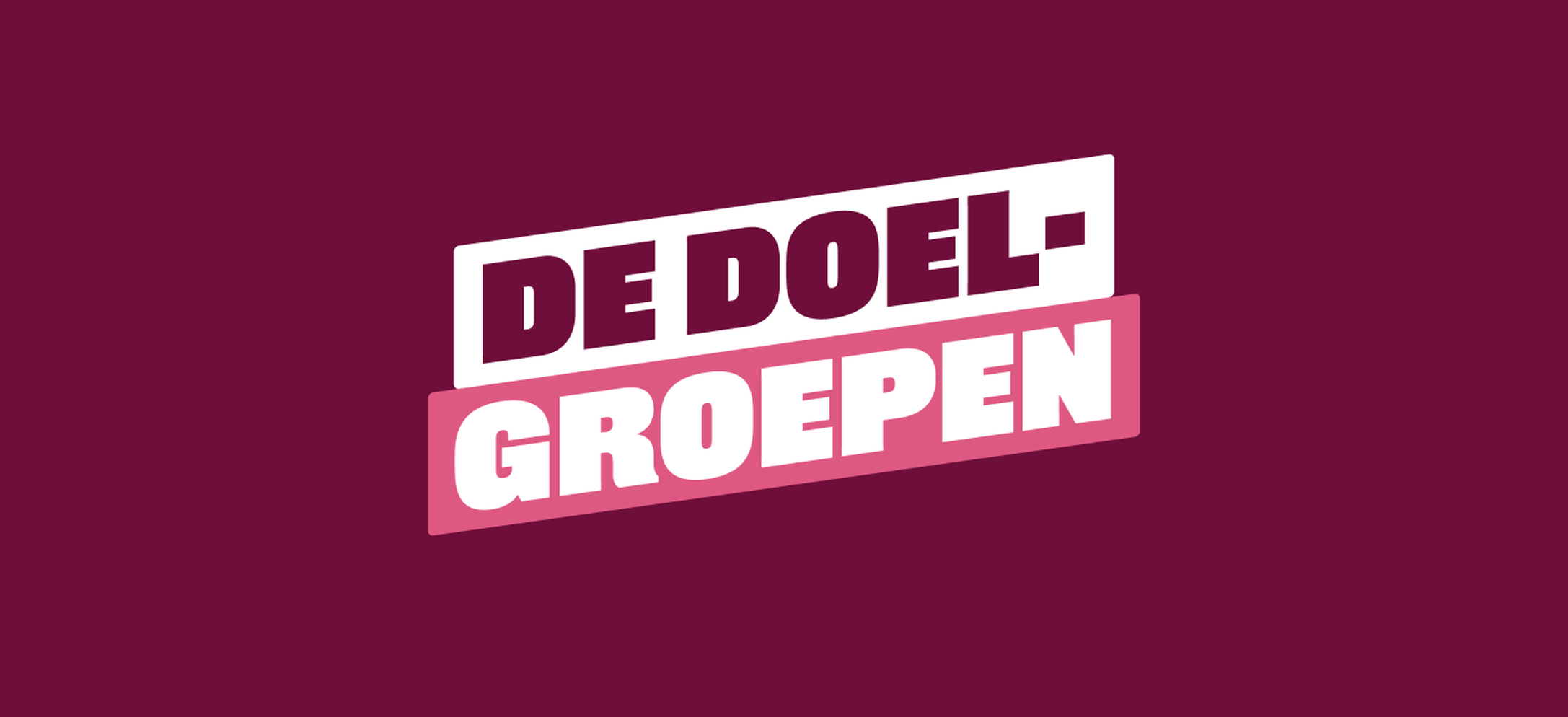 Doelgroepen OWDWDS